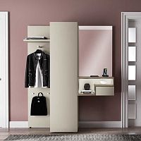 Contemporary entryway cabinet TETRIMwoodenwith mirrorwith drawer