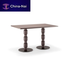 Contemporary table BERLINO 080 D H75beechwood veneerlaminate