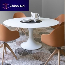 Contemporary table MANZ / 08Alacquered MDFlacquered aluminumanodized aluminum