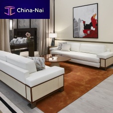 Contemporary coffee table BUCIvarnished woodleathermarble