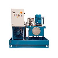 Electrically-powered hydraulic power unit stationary
