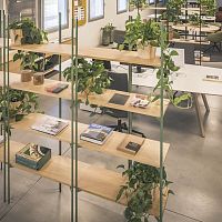 Free-standing bookcase ETHRIOcornercontemporarycommercial