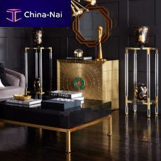 Contemporary sideboard TALITHAsolid woodbrass