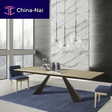 Contemporary table COASTglasslaminateceramic
