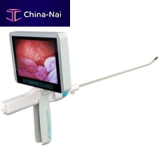 Video hysteroscope with integrated video monitor Endosee® Advance Systemsingle use