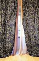 Curtain fabric MARBLEpatternedsilk