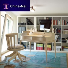 Contemporary desk EMPIRE wooden4-legged