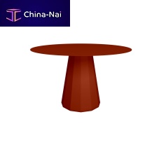 Contemporary dining table Ankaraoaksteelstainless steel