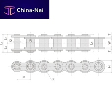 Stainless steel chain SS HPtransmissionhollow-pinANSI