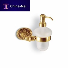 Home soap dispenser CALLIOPE wall-mountedbrassmanual