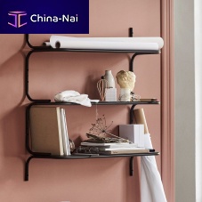 Wall-mounted shelf WIREDcontemporarysteel