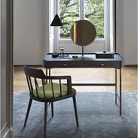 Contemporary dressing table DAFTOashmetalleather