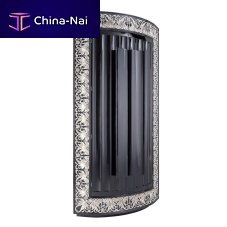 Corner wardrobe A500traditionalMacassar ebonywith swing doors