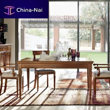 Traditional table TULIPANO cherrywoodmaplecherrywood base