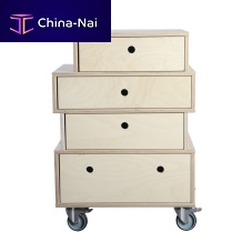 Contemporary chest of drawers MF0201 / MF0252woodenon castersnot specified