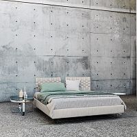 Double bed LIMESsinglecontemporaryupholstered