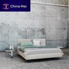 Double bed LIMESsinglecontemporaryupholstered