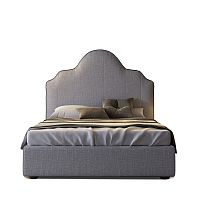 Double bed ATENAsinglemodernwith headboard