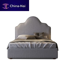 Double bed ATENAsinglemodernwith headboard