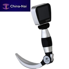 High-definition video laryngoscope VDO-100 serieswith integrated video monitorwith bladesingle use