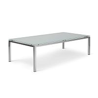 Contemporary coffee table BYBLOStempered glassrectangularcommercial