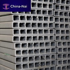 Plastic profile rectangularconstructionlightweight