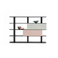 Free-standing bookcase Frame-shiftmodularlowroom divider