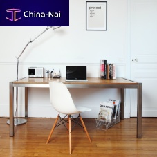Free-standing desk PURE H 811contemporarysolid woodglass