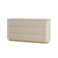 Contemporary chest of drawers moalacquered woodmetalrectangular