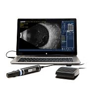 On-platform, tabletop ultrasound system B-Scan Plusfor ophthalmic ultrasound imagingB/W