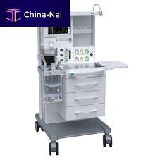 Trolley-mounted anesthesia workstation A9600with respiratory monitoringwith gas scavenging systemwith electronic gas mixer
