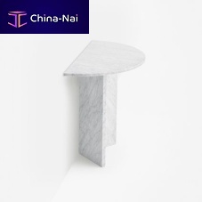 Contemporary sideboard table SPLITmarblehalf moonhome