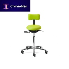 Dental stool OMS 2doctor's officewith adjustable backreston casters
