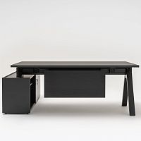 Executive desk Vigafree-standingcontemporaryoak