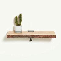 Wall-mounted shelf LIVE contemporaryoak