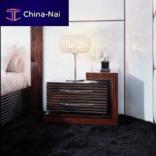 Contemporary bedside table K502DXMacassar ebonyMacassar ebony baserectangular