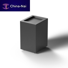 Metal storage box with lid