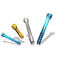 General purpose compression bone screw cannulatedheadlesstitanium