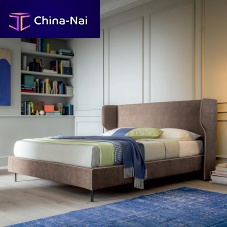 Double bed SPENCERsinglecontemporaryupholstered