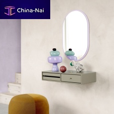 Contemporary dressing table MAKEUPlacquered MDFwall-mounted1-seat