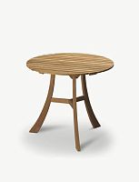 Contemporary table VENDIAteakroundgarden