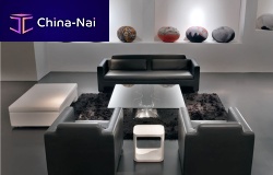 Contemporary coffee table BENTZtempered glassaluminumsquare