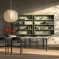Wall-mounted shelf NOVANTAcontemporarymarblegranite
