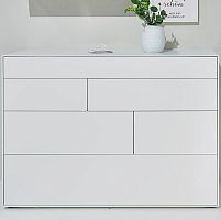 Contemporary chest of drawers PULSOlacquered woodwith storage compartmentwith drawer