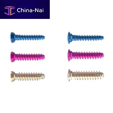 Ankle compression bone screw VOLITION cannulatedmetalliclocking