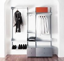Contemporary entryway cabinet K1wall-mountedpainted aluminum