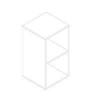 Free-standing bookcase D4500 SERIEScontemporarycommercialmelamine
