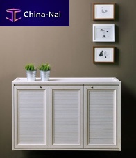 Contemporary shoe rack aluminummelaminequartz