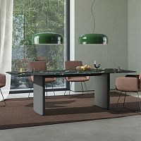 Contemporary table Ipasolid woodlacquered MDFmarble