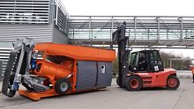 Trailer concrete mixer